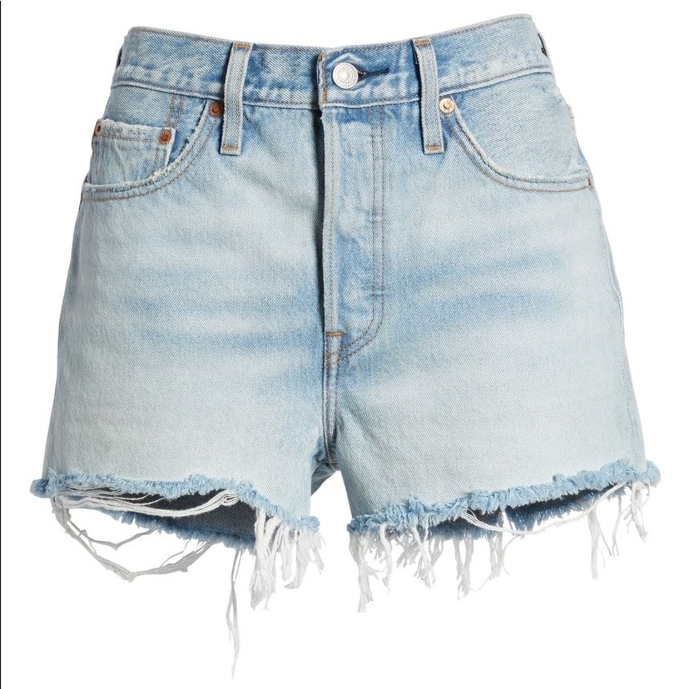 Levi’s 501 High Rise Denim Shorts